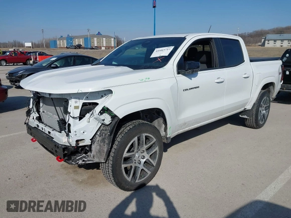2024 Chevrolet Colorado 4WD Z71 with VIN 1GCPTDEK9R1121947, listed as a IAAI auction lot 41683714 with 3,109 mi miles and . Bid and sale history available at DreamBid. Image 2.