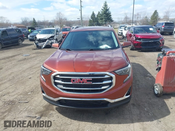 2019 GMC Terrain SLT with VIN 3GKALPEV0KL316498, listed as a IAAI auction lot 41878713 with 93,750 mi miles. Bid and sale history available at carsss.com. Image 12.