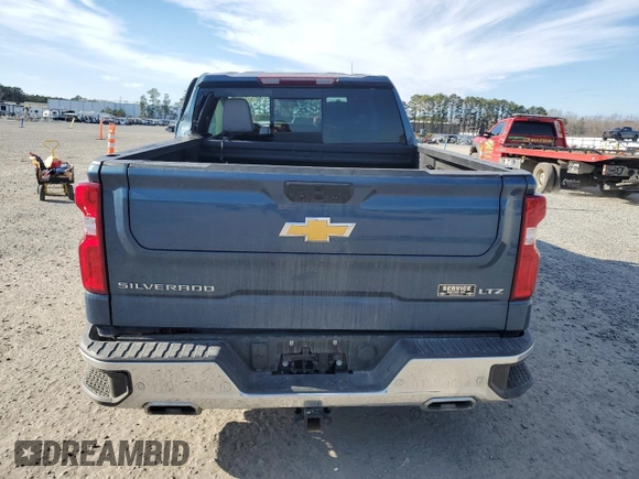 2024 Chevrolet Silverado 1500 LTZ with VIN 2GCUDGED6R1159035, listed as a Copart auction lot 87375594 with 30,331 mi miles and Salvage Title. Bid and sale history available at DreamBid. Image 6.