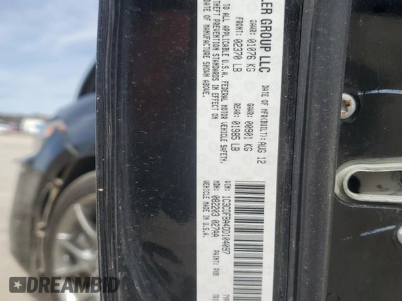 2013 Dodge Dart SXT z VIN 1C3CDFBA4DD104097, wystawiony jako Copart lot #57304125 z przebiegiem Nie podano mil oraz Nie do naprawy • Non repairable. Historia ofert i sprzedaży dostępna na DreamBid. Obrazek 11.