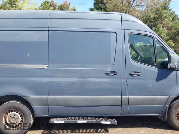 2019 Mercedes-Benz Sprinter Cargo with VIN WD4PF0CD6KP044032, listed as a IAAI auction lot 42103249 with 117,121 mi miles. Bid and sale history available at carsss.com. Image 13.