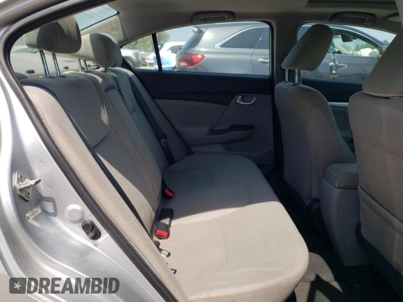 2013 Honda Civic EX with VIN 19XFB2F80DE056854, listed as a Copart auction lot 55434115 with Not Provided miles and Clean Title. Bid and sale history available at DreamBid. Image 10.