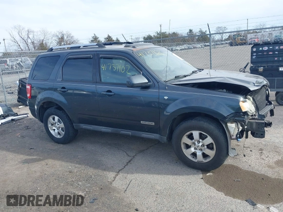2008 Ford Escape Limited with VIN 1FMCU94108KA71185, listed as a IAAI auction lot 41737102 with 224,666 mi miles. Bid and sale history available at carsss.com. Image 14.