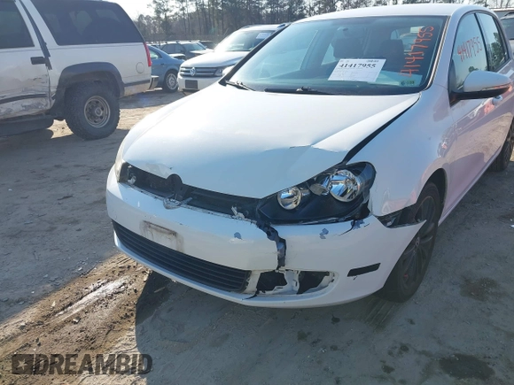 2013 Volkswagen Golf TDI w/Sunroof & Nav with VIN WVWNM7AJ5DW127811, listed as a IAAI auction lot 41417955 with 138,177 mi miles and . Bid and sale history available at DreamBid. Image 6.