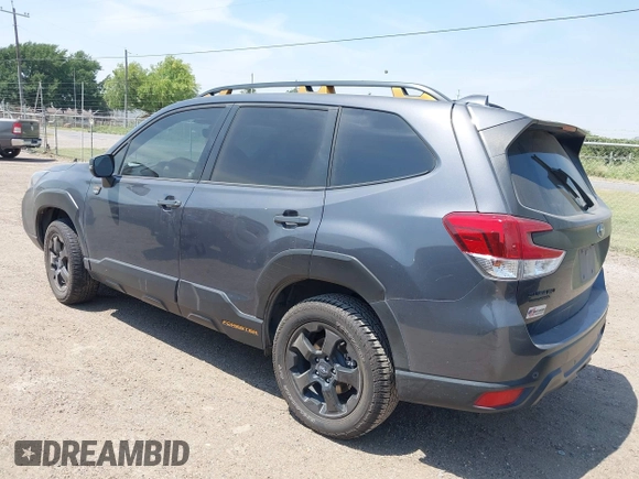 2023 Subaru Forester Wilderness with VIN JF2SKAMC1PH503305, listed as a IAAI auction lot 42054574 with Not provided miles and . Bid and sale history available at DreamBid. Image 3.