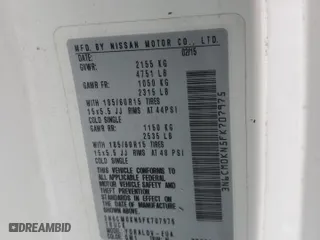 2015 Nissan NV200 S with VIN 3N6CM0KN5FK707975, listed as a Copart auction lot 69652784 with 219322 miles and Clean Title. Bid and sale history available at carsss.com. Image 12.