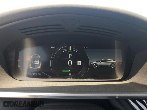 2019 Jaguar I-Pace S z VIN SADHB2S1XK1F75645, wystawiony jako Copart lot #64463604 z przebiegiem 36 573 mil mil oraz Szkoda całkowita • Salvage title. Historia ofert i sprzedaży dostępna na DreamBid. Obrazek 9.