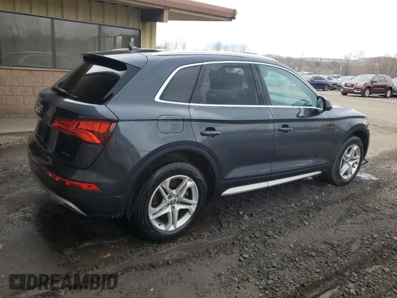 2019 Audi Q5 Premium with VIN WA1ANAFY2K2042258, listed as a Copart auction lot 50527895 with 62,946 mi miles and Salvage Title. Bid and sale history available at carsss.com. Image 3.