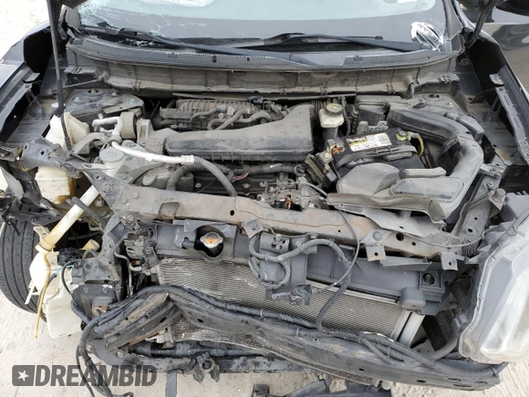 2015 Nissan Rogue S with VIN KNMAT2MT9FP511816, listed as a Copart auction lot 46486825 with 139,709 mi miles and Salvage Title. Bid and sale history available at DreamBid. Image 11.