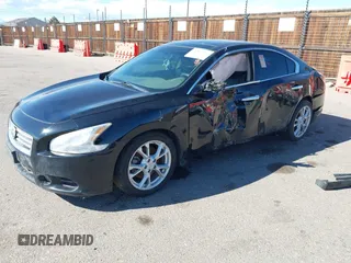2014 Nissan Maxima SV with VIN 1N4AA5AP0EC453850, listed as a IAAI auction lot 41881210 with Not Provided miles and . Bid and sale history available at DreamBid. Image 2.