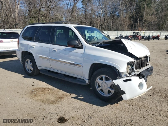 2002 GMC Envoy SLT with VIN 1GKDS13S922448795, listed as a Copart auction lot 47452005 with 191,288 mi miles and Salvage Title. Bid and sale history available at carsss.com. Image 4.