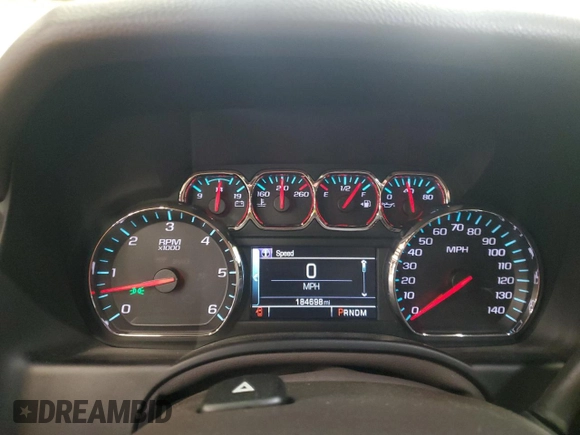 2015 Chevrolet Suburban LT with VIN 1GNSKJKC8FR147792, listed as a Copart auction lot 55622335 with 184,698 mi miles and Clean Title. Bid and sale history available at DreamBid. Image 9.