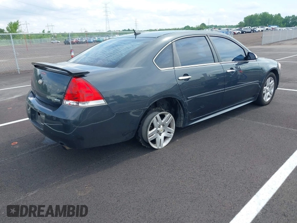 2013 Chevrolet Impala LTZ with VIN 2G1WC5E36D1187393, listed as a IAAI auction lot 42123859 with 176,539 mi miles and . Bid and sale history available at DreamBid. Image 4.