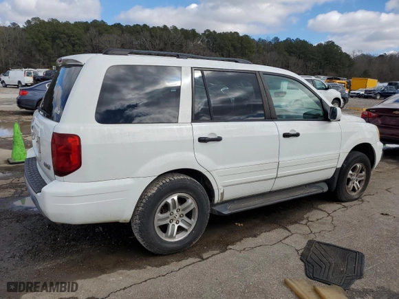 2003 Honda Pilot EX with VIN 2HKYF18533H568502, listed as a Copart auction lot 46515935 with 303,103 mi miles and Clean Title. Bid and sale history available at carsss.com. Image 3.