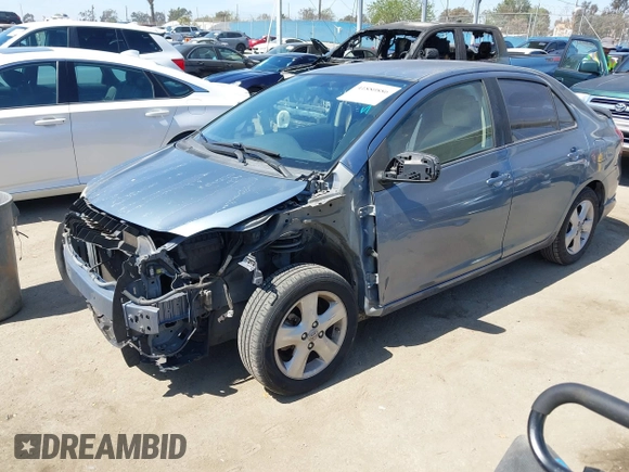 2008 Toyota Yaris with VIN JTDBT923781272417, listed as a IAAI auction lot 41880886 with 243,453 mi miles. Bid and sale history available at carsss.com. Image 2.