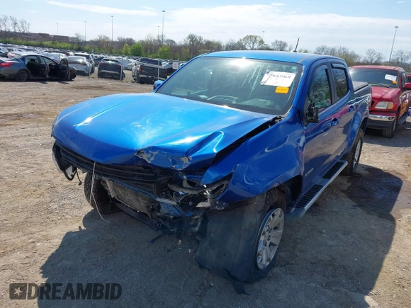 2019 Chevrolet Colorado 2WD LT with VIN 1GCGSCEN5K1139827, listed as a IAAI auction lot 41843069 with 60,651 mi miles and . Bid and sale history available at DreamBid. Image 6.
