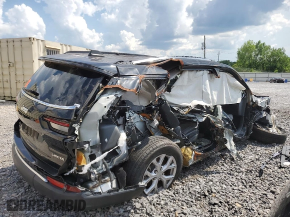 2022 Jeep Grand Cherokee Limited z VIN 1C4RJKBGXN8563673, wystawiony jako Copart lot #62004665 z przebiegiem 5 010 mil mil oraz Szkoda całkowita • Salvage title. Historia ofert i sprzedaży dostępna na DreamBid. Obrazek 3.