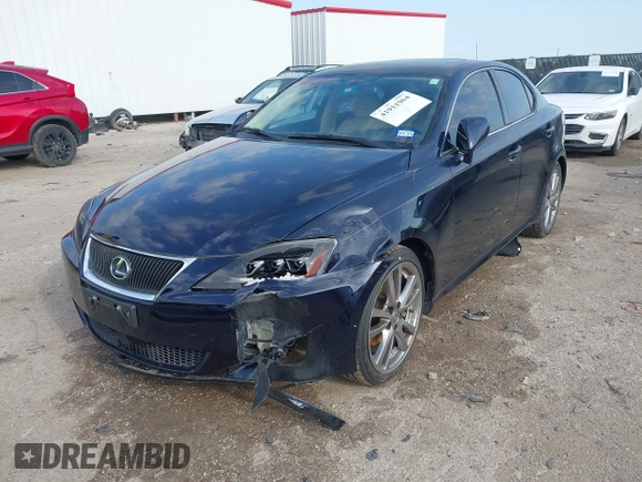 2008 Lexus IS with VIN JTHBK262582068025, listed as a IAAI auction lot 41911964 with 92,652 mi miles and . Bid and sale history available at carsss.com. Image 6.