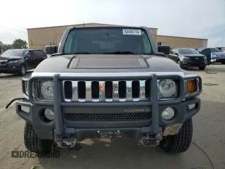 2007 Hummer H3 SUV with VIN 5GTDN13E978230561, listed as a Copart auction lot 83456774 with 203,322 mi miles and Salvage Title. Bid and sale history available at carsss.com. Image 5.