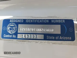 2022 Ram 1500 TRX with VIN 1C6SRFU9XNN215610, listed as a Copart auction lot 59362484 with 23,904 mi miles and Salvage title. Bid and sale history available at DreamBid. Image 12.