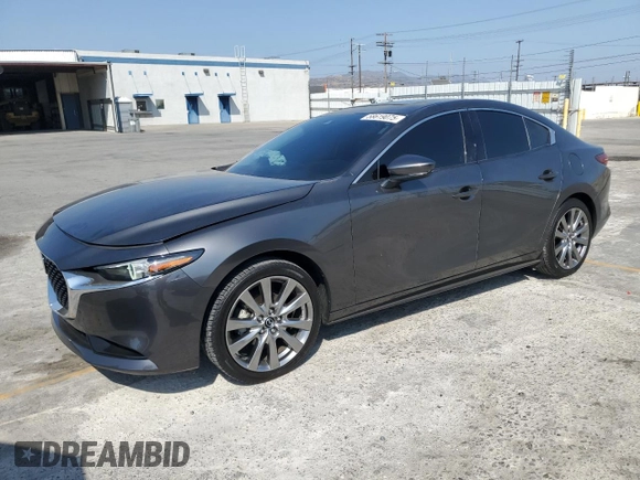 2021 Mazda 3 Premium with VIN JM1BPADL7M1342365, listed as a Copart auction lot 58619075 with 40,556 mi miles and Salvage title. Bid and sale history available at DreamBid. Image 1.