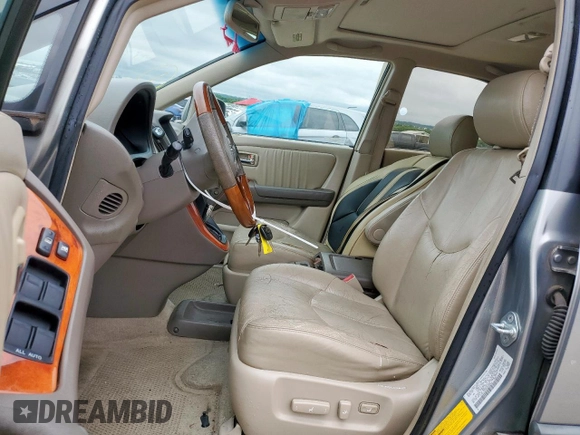 2003 Lexus RX 300 with VIN JTJGF10U430163094, listed as a Copart auction lot 55851845 with 148,126 mi miles and Salvage title. Bid and sale history available at DreamBid. Image 7.