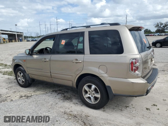 2007 Honda Pilot EX-L with VIN 5FNYF28787B041518, listed as a Copart auction lot 77245944 with Not Provided miles and Non Repairable. Bid and sale history available at DreamBid. Image 2.