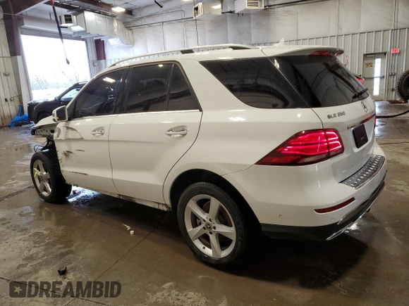 2018 Mercedes-Benz GLE 350 with VIN 4JGDA5HB2JB113421, listed as a Copart auction lot 54703105 with 71,907 mi miles and Salvage title. Bid and sale history available at DreamBid. Image 2.