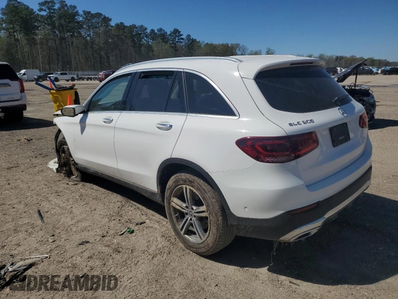 2022 Mercedes-Benz GLC with VIN W1N0G8DBXNV395314, listed as a Copart auction lot 49234705 with 45,364 mi miles and Salvage Title. Bid and sale history available at carsss.com. Image 2.