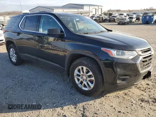 2020 Chevrolet Traverse LS with VIN 1GNEVLKW3LJ115532, listed as a Copart auction lot 86218864 with 146,204 mi miles and Salvage Title. Bid and sale history available at carsss.com. Image 4.