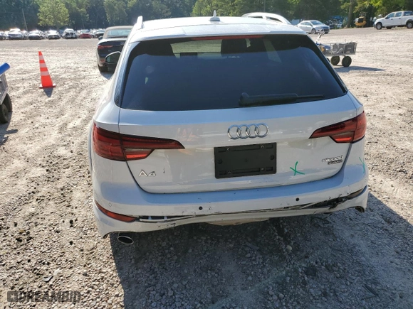 2018 Audi A4 allroad Premium Plus with VIN WA18NAF47JA024404, listed as a Copart auction lot 56096614 with 72,584 mi miles and Salvage Title. Bid and sale history available at carsss.com. Image 6.