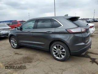 2015 Ford Edge Titanium with VIN 2FMTK4K80FBB05917, listed as a Copart auction lot 51892505 with 122,134 mi miles and Clean Title. Bid and sale history available at carsss.com. Image 2.