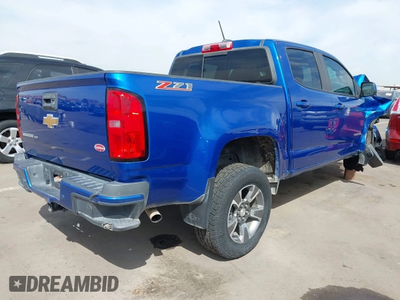 2019 Chevrolet Colorado 2WD Z71 with VIN 1GCGSDEN9K1355783, listed as a IAAI auction lot 41884595 with 78,827 mi miles. Bid and sale history available at carsss.com. Image 4.
