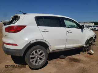 2015 Kia Sportage LX with VIN KNDPB3AC7F7706983, listed as a Copart auction lot 73573914 with Not Provided miles and Salvage Title. Bid and sale history available at DreamBid. Image 3.