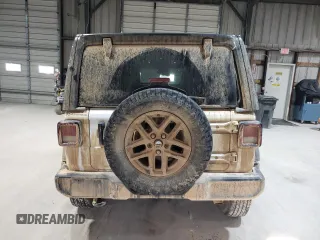 2024 Jeep Wrangler Sport with VIN 1C4PJXKNXRW233990, listed as a Copart auction lot 44586675 with 16,302 mi miles and Salvage title. Bid and sale history available at DreamBid. Image 6.