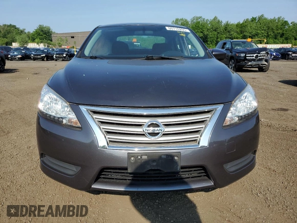 2014 Nissan Sentra SV with VIN 3N1AB7AP7EY321083, listed as a Copart auction lot 60710205 with 75,087 mi miles and Salvage title. Bid and sale history available at DreamBid. Image 5.