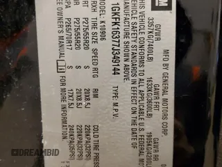 2007 GMC Yukon XL SLT z VIN 1GKFK16377J349144, wystawiony jako Copart lot #84300374 z przebiegiem Nie podano mil oraz Szkoda całkowita • Salvage title. Historia ofert i sprzedaży dostępna na DreamBid. Obrazek 16.