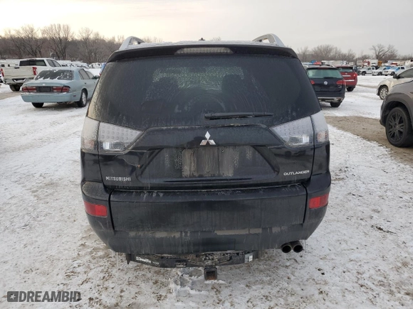 2008 Mitsubishi Outlander XLS with VIN JA4MT41X38Z020384, listed as a Copart auction lot 43821775 with 110,522 mi miles and Salvage Title. Bid and sale history available at carsss.com. Image 6.