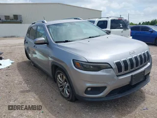 2019 Jeep Cherokee Altitude with VIN 1C4PJLLB5KD151339, listed as a IAAI auction lot 42755601 with 92,878 mi miles and . Bid and sale history available at DreamBid. Image 1.