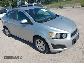 2013 Chevrolet Sonic LS with VIN 1G1JA5SH1D4246936, listed as a IAAI auction lot 42665664 with 124,464 mi miles and . Bid and sale history available at DreamBid. Image 1.