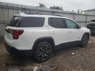 2021 GMC Acadia SLT with VIN 1GKKNML44MZ122124, listed as a Copart auction lot 86157074 with 70,376 mi miles and Salvage Title. Bid and sale history available at DreamBid. Image 3.
