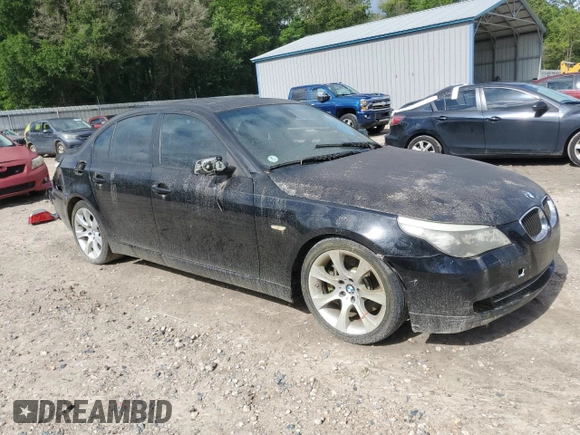 2008 BMW 5 Series 535i z VIN WBANW13588CZ74124, wystawiony jako Copart lot #60906045 z przebiegiem Nie podano mil oraz Czysty tytuł • Clean title. Historia ofert i sprzedaży dostępna na DreamBid. Obrazek 4.