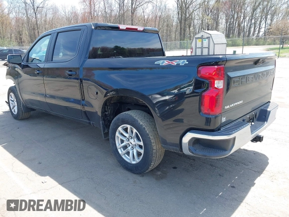 2025 Chevrolet Silverado 1500 with VIN 3GCPKKEK7SG101078, listed as a IAAI auction lot 42076501 with 2,089 mi miles and . Bid and sale history available at DreamBid. Image 3.