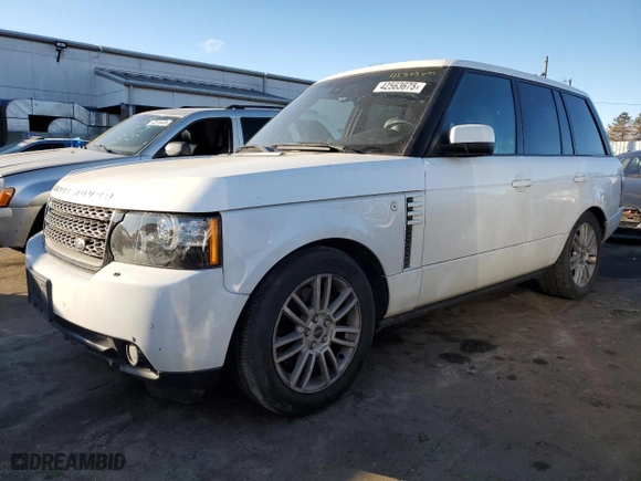 2012 Land Rover Range Rover HSE with VIN SALME1D45CA384306, listed as a Copart auction lot 42563675 with 103,567 mi miles and Salvage Title. Bid and sale history available at carsss.com. Image 1.