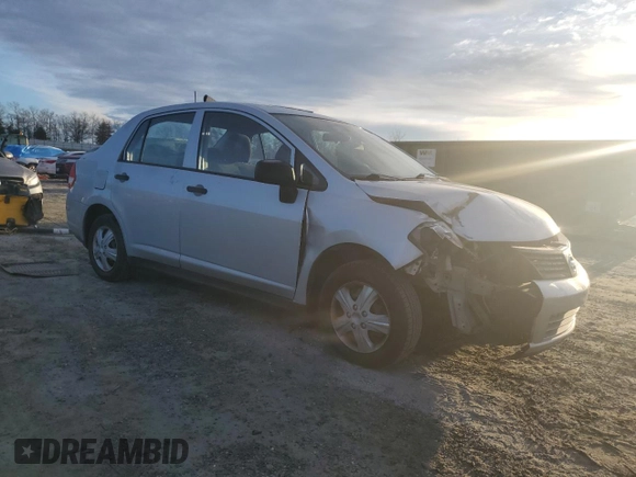 2010 Nissan Versa 1.6 with VIN 3N1CC1AP1AL400484, listed as a Copart auction lot 41373485 with 162,354 mi miles and Salvage Title. Bid and sale history available at carsss.com. Image 4.