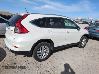 2015 Honda CR-V EX-L with VIN 5J6RM4H7XFL111385, listed as a Copart auction lot 48588225 with 129,162 mi miles and Salvage Title. Bid and sale history available at carsss.com. Image 3.