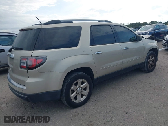 2015 GMC Acadia SLE with VIN 1GKKRNED1FJ313265, listed as a IAAI auction lot 41615346 with 85,107 mi miles and . Bid and sale history available at DreamBid. Image 4.