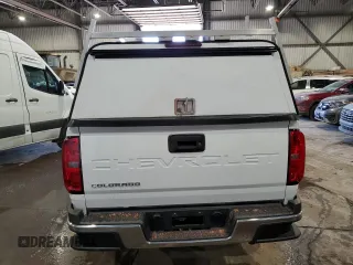2022 Chevrolet Colorado 2WD Work Truck with VIN 1GCHSBEA7N1216598, listed as a Copart auction lot 80297174 with 0 mi miles and Salvage Title. Bid and sale history available at carsss.com. Image 6.