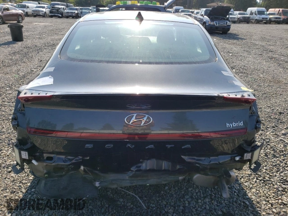 2020 Hyundai Sonata Hybrid Ultimate with VIN KMHL34JJ0LA011996, listed as a Copart auction lot 56727873 with 19,475 mi miles. Bid and sale history available at carsss.com. Image 6.