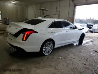 2022 Cadillac CT4 Premium Luxury with VIN 1G6DB5RK7N0111748, listed as a Copart auction lot 41808105 with 71,854 mi miles and Salvage Title. Bid and sale history available at carsss.com. Image 3.